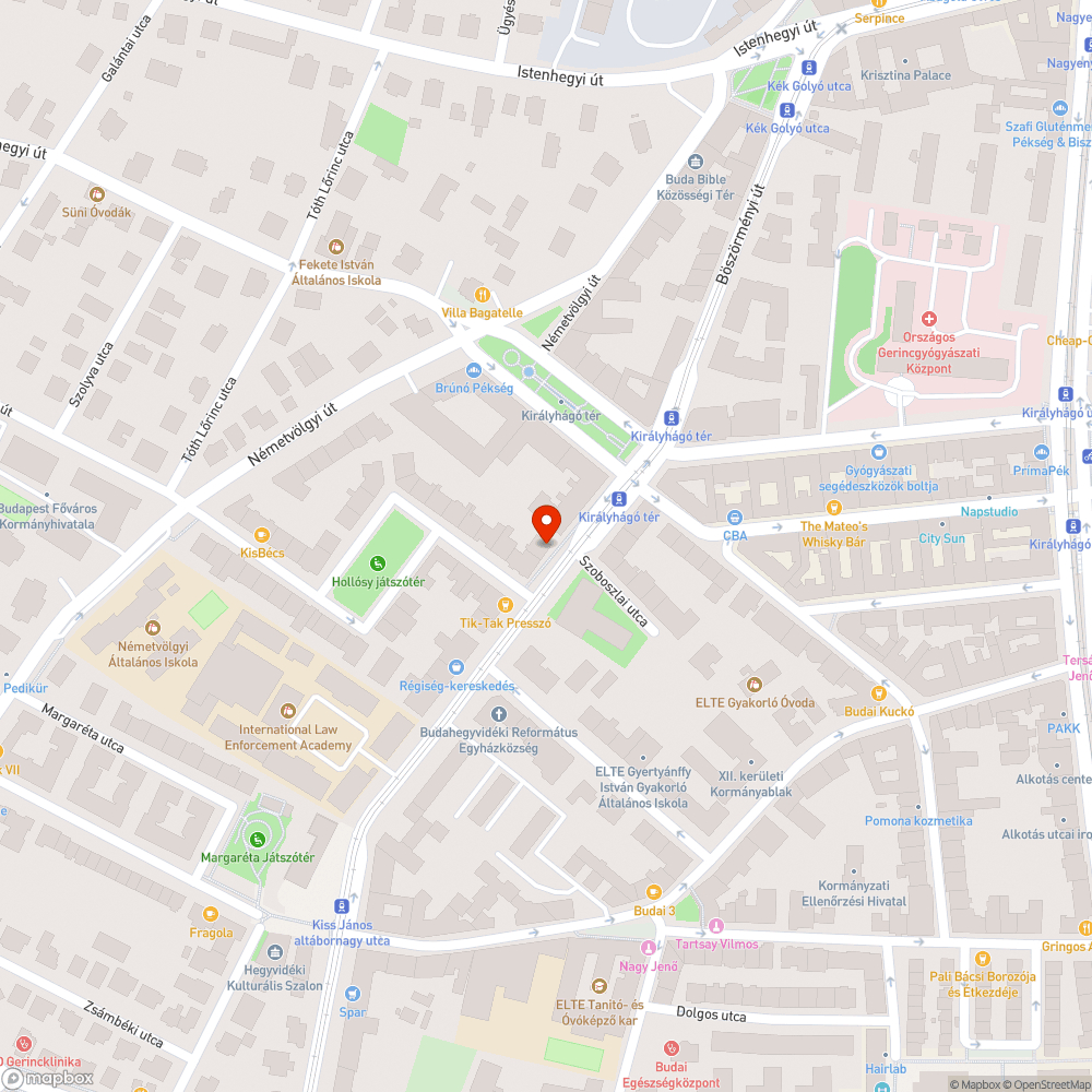 Eltömődött víznyelő a Böszörményi úton bejelentés helye