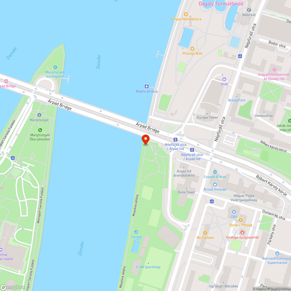 Madárürülék bejelentés helye