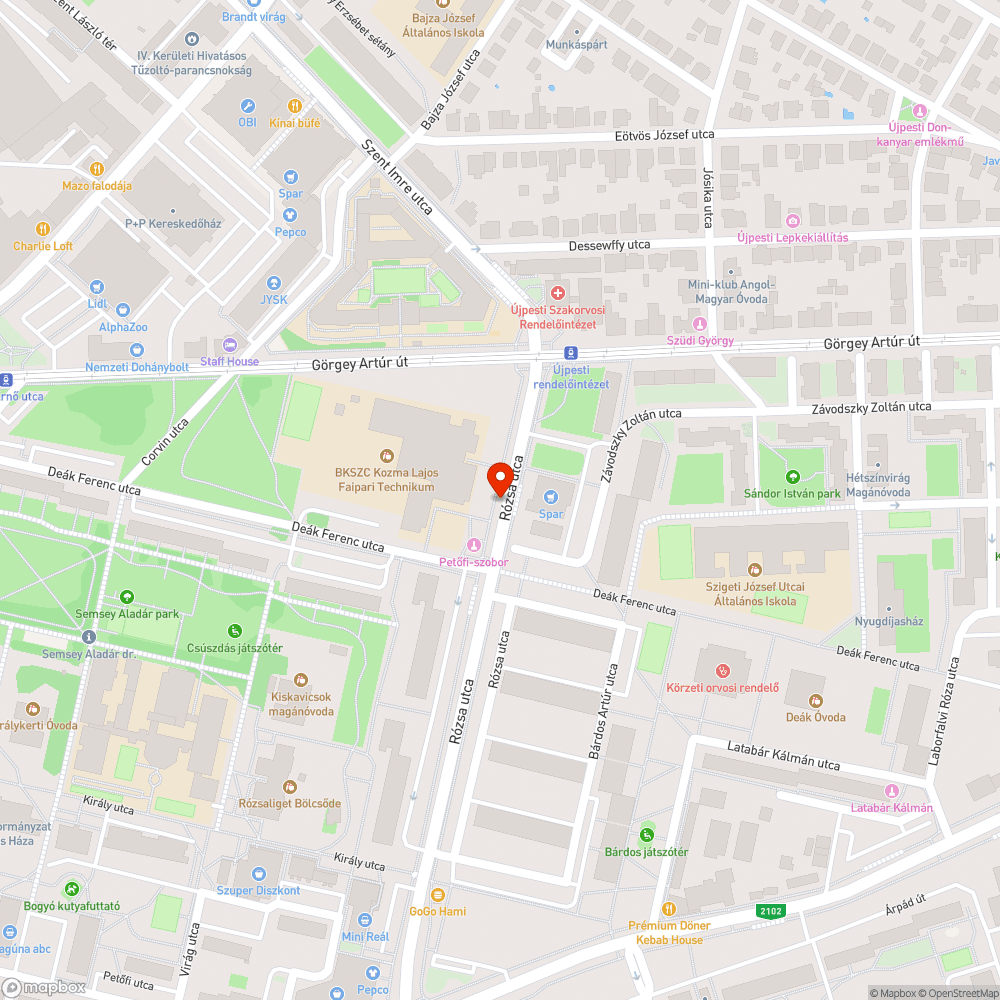 Üvegdarabok az úttesten bejelentés helye