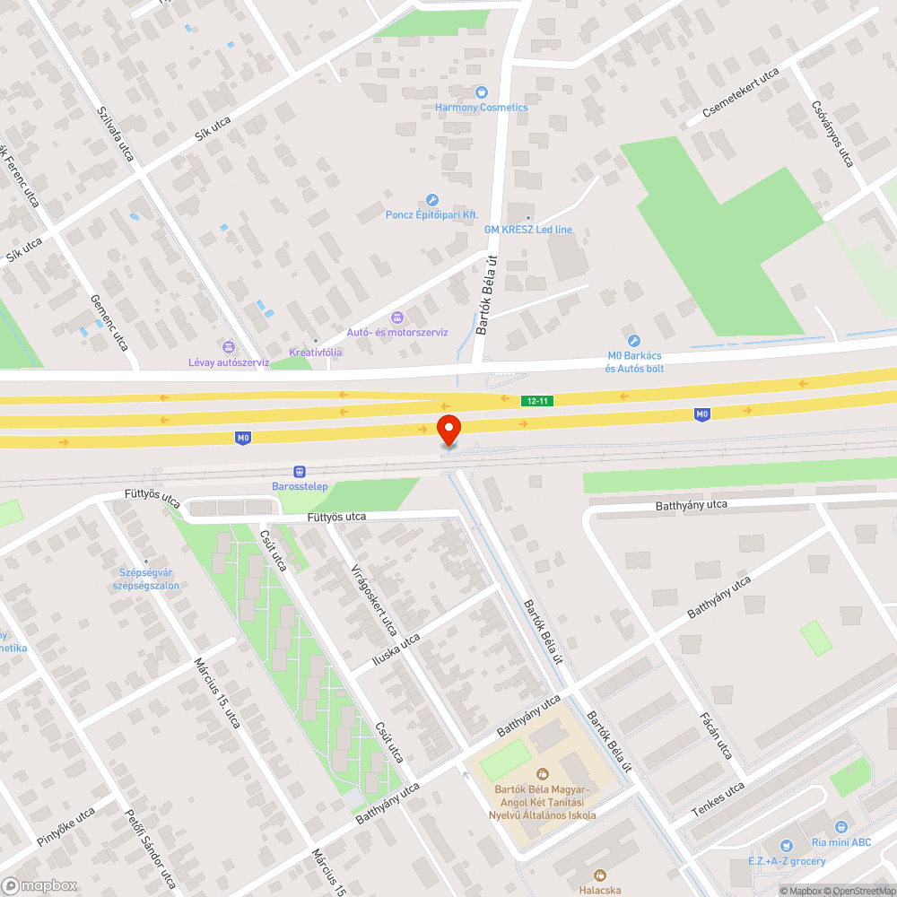 Szemét bejelentés helye