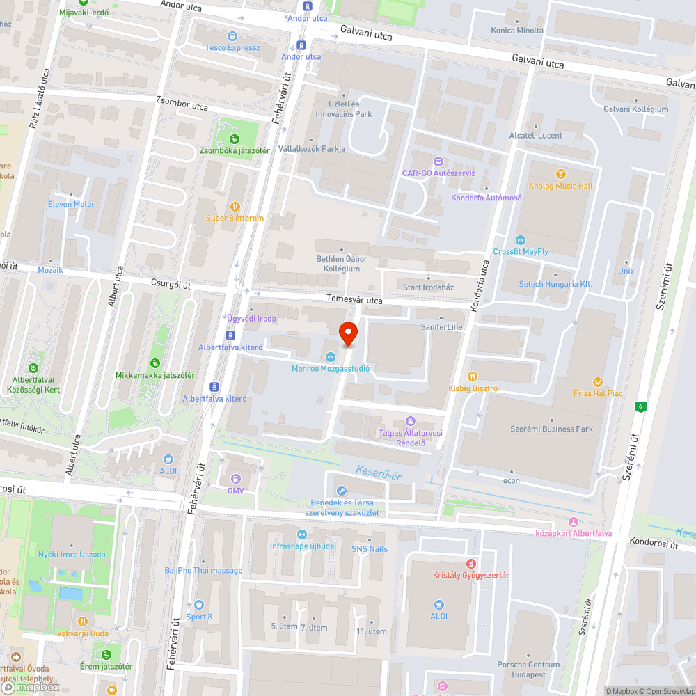 Nem működik a közvilágítás a Talpas utcában bejelentés helye