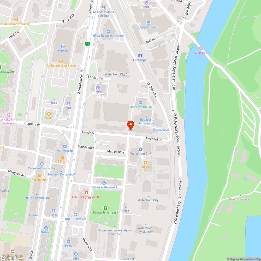 30-as övezet a III. Bogdáni úton bejelentés helye