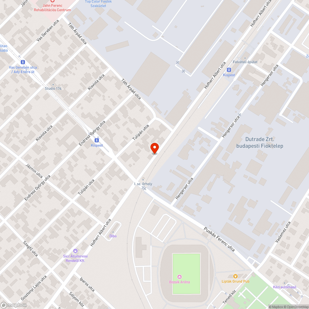 Szemét bejelentés helye