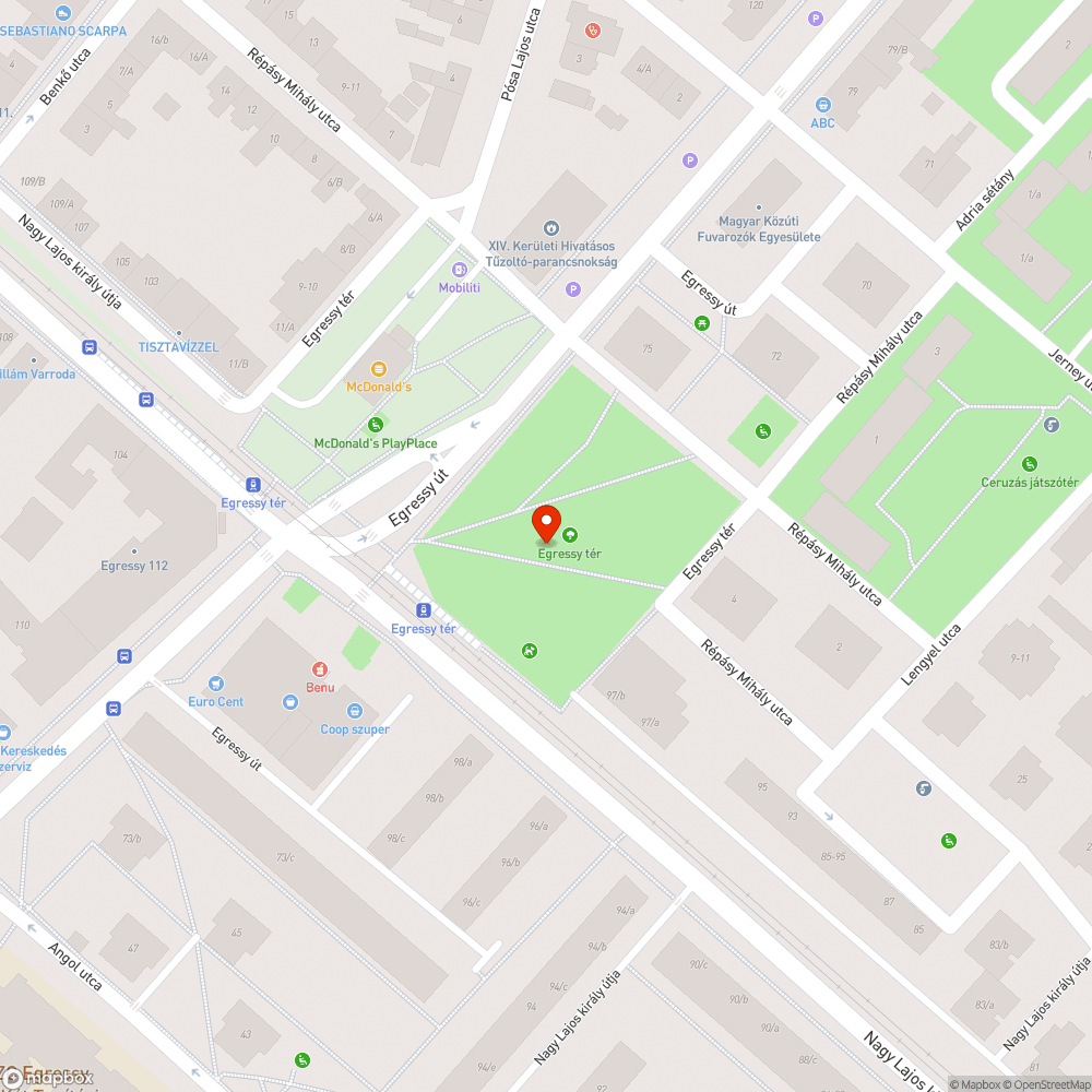 eltűnt padok bejelentés helye