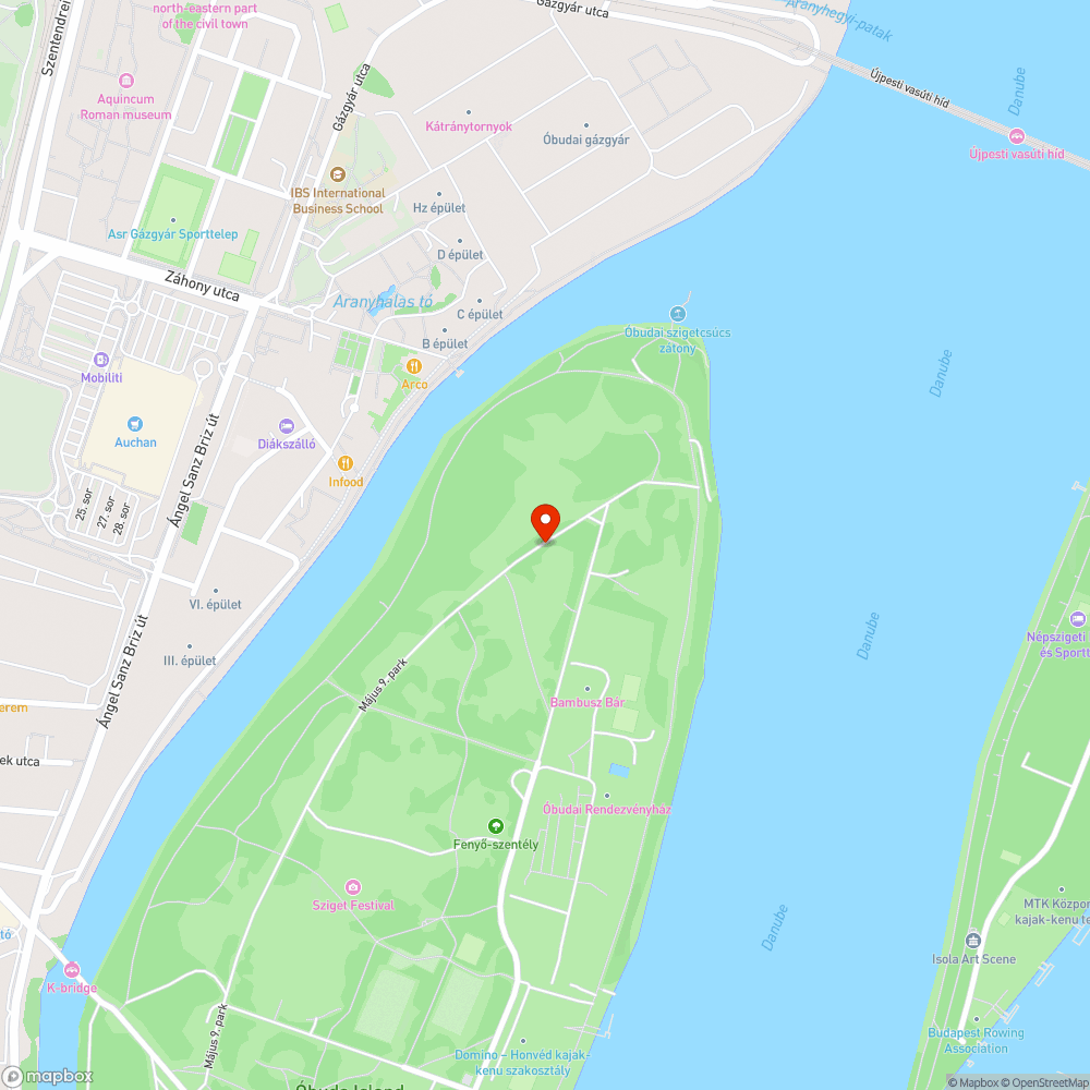 Hajógyári szigeten LED lámpa villog bejelentés helye