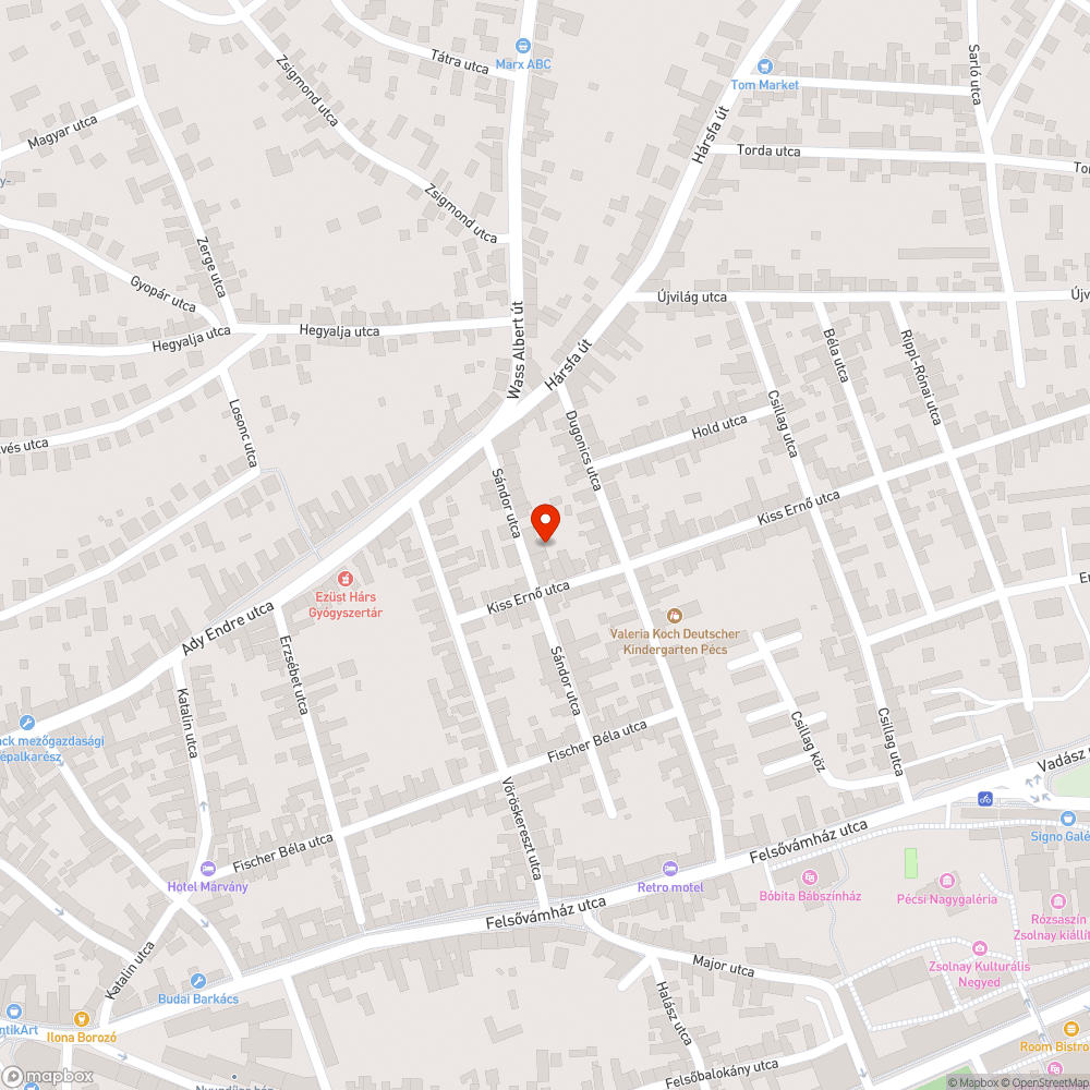 Balesetveszélyes járda bejelentés helye