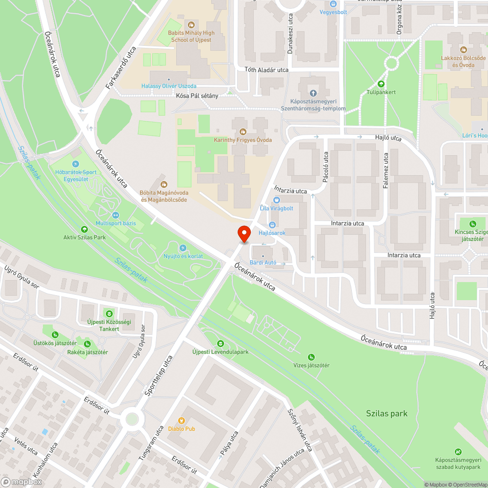 Parkolás a járdán bejelentés helye