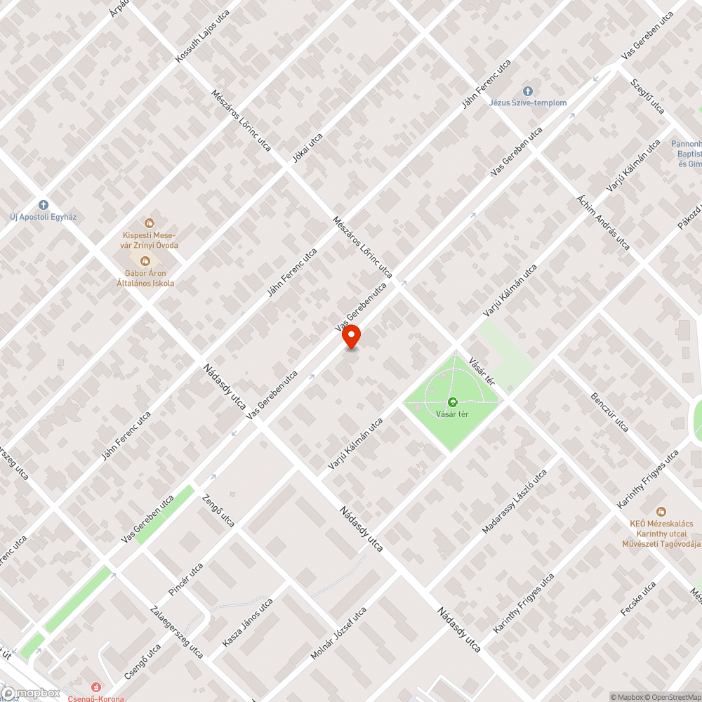 Elhagyott jármű bejelentés helye