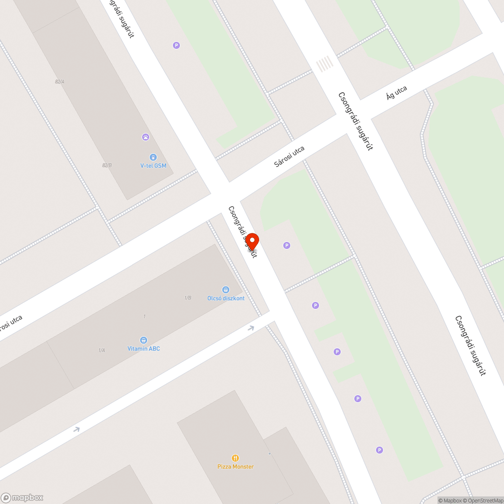 Kátyú a szervizúton bejelentés helye