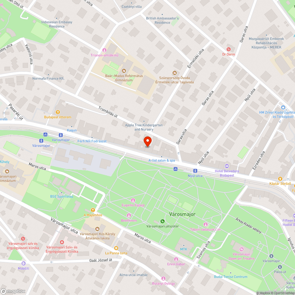 Üres oszlop bejelentés helye