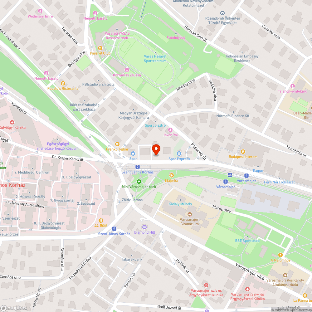 Üres oszlop bejelentés helye