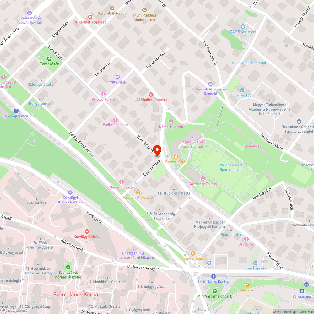 Üres közműoszlop bejelentés helye