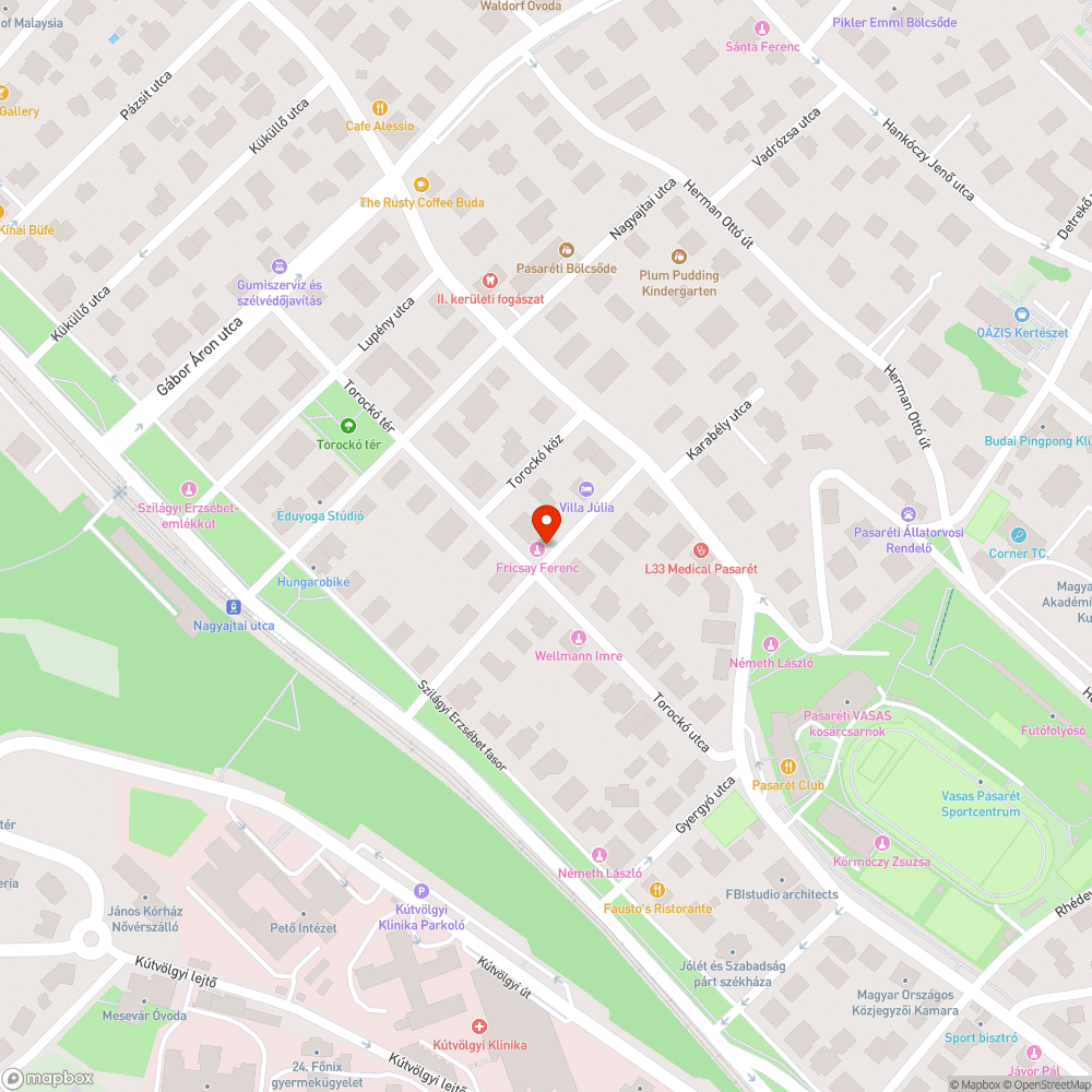 Üres közműoszlop bejelentés helye