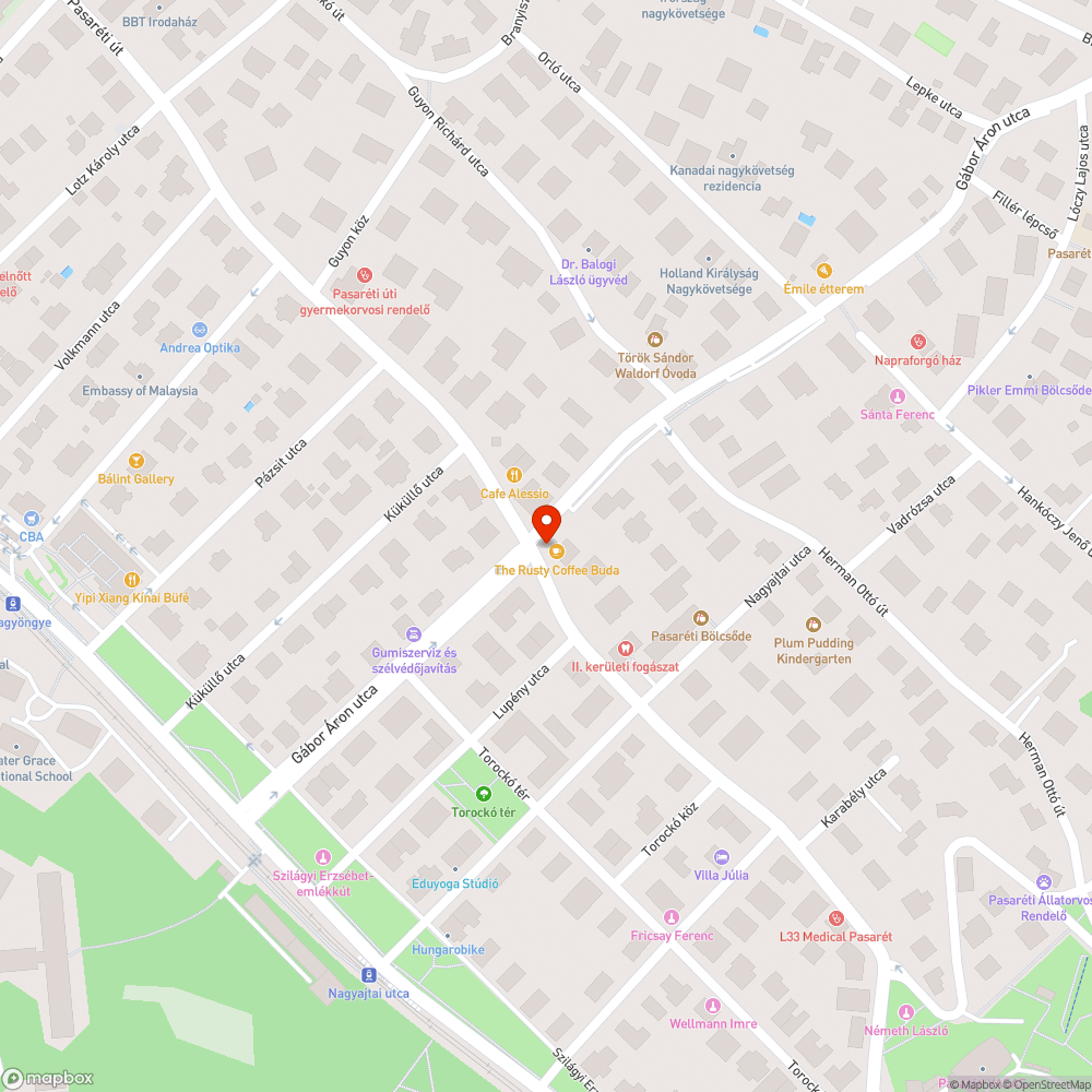 Sérült fa és zöldfelület bejelentés helye