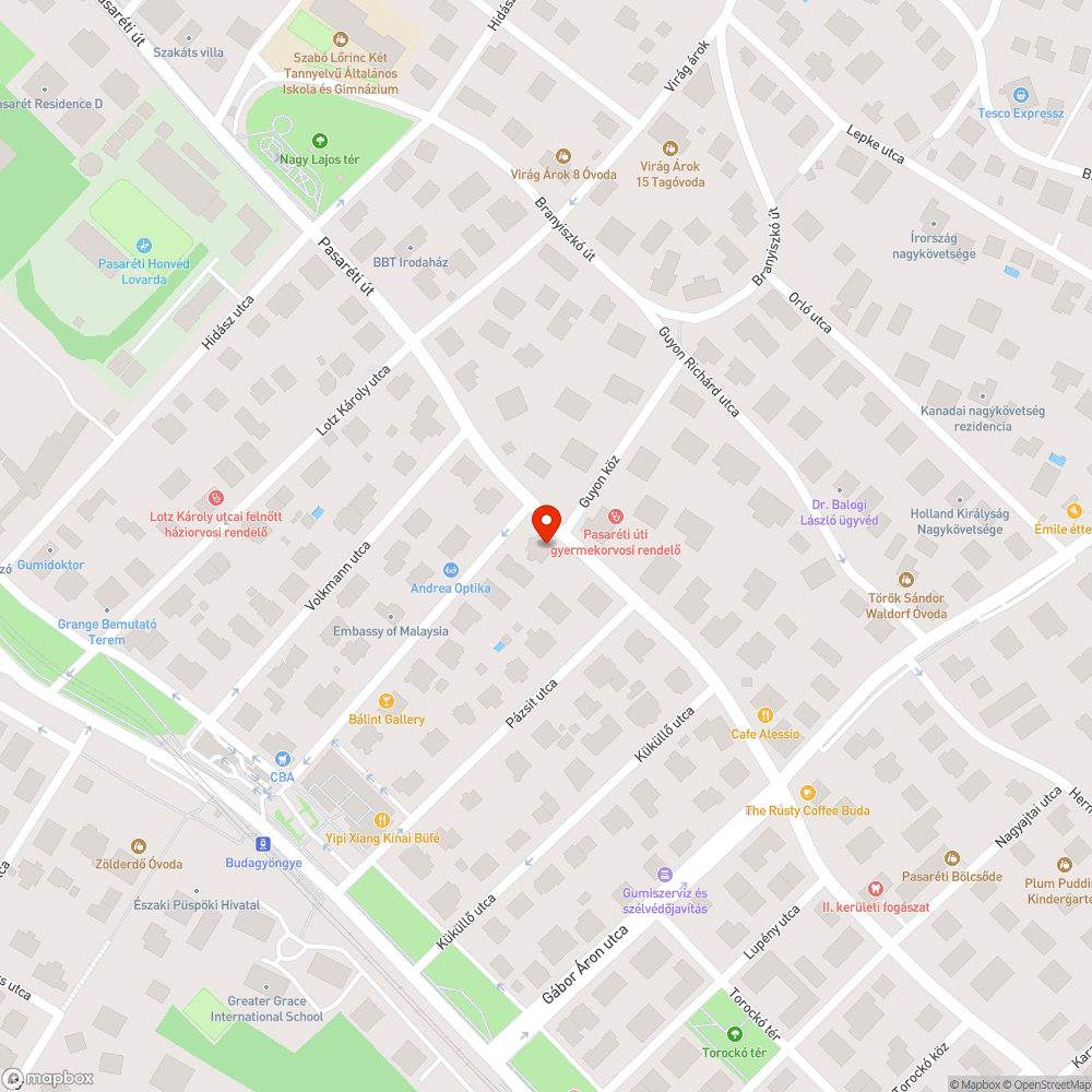 Megdőlt és csattogó csatorna bejelentés helye