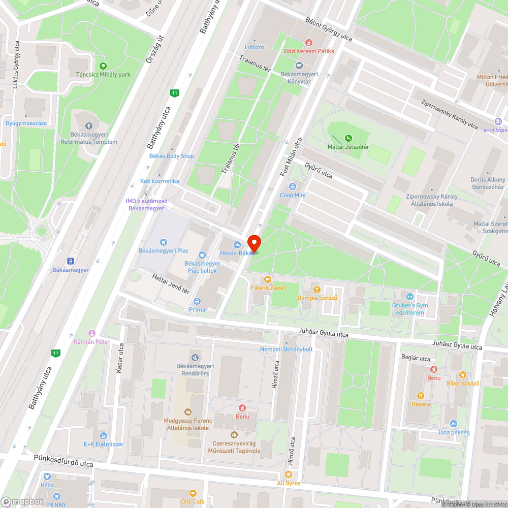 Alkalmatlan szemétgyűjtő bejelentés helye