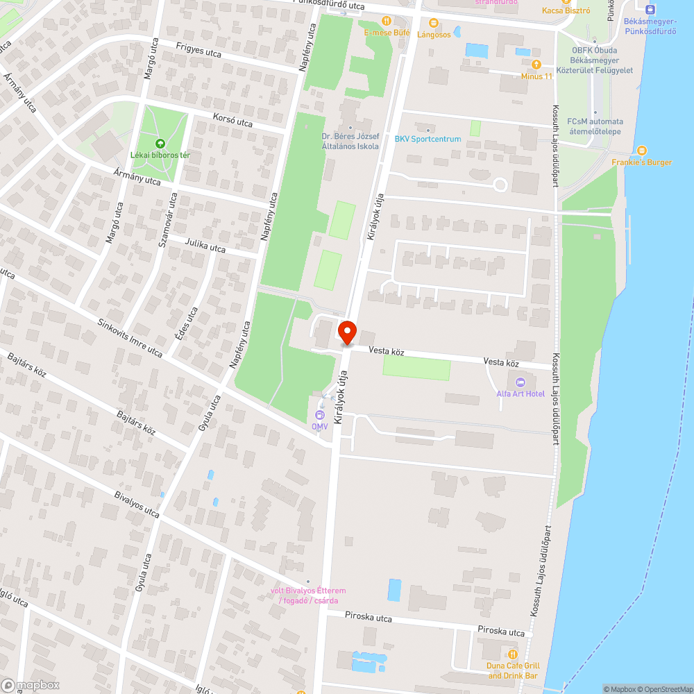 Hiányzó aszfalt bejelentés helye