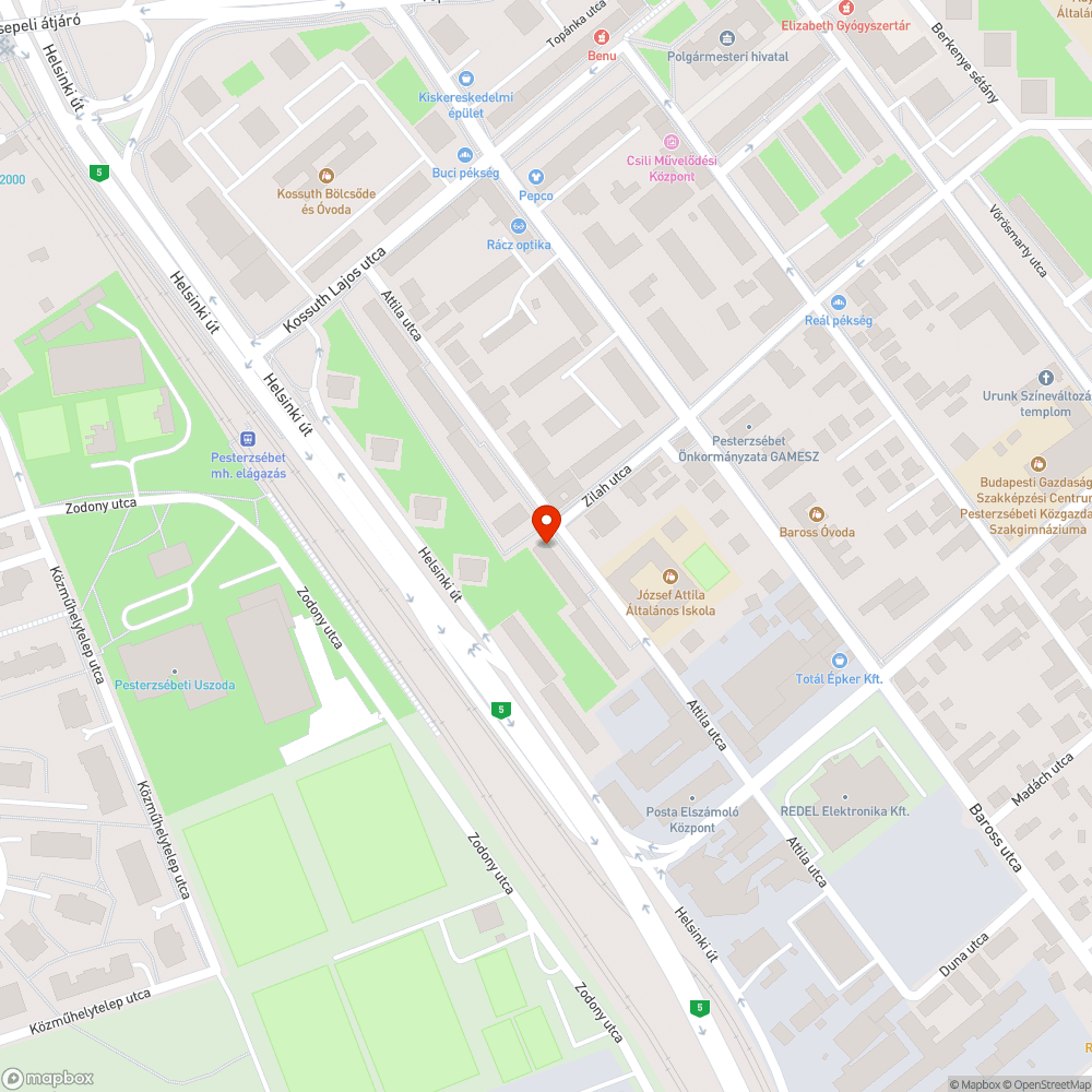 vasrúd bejelentés helye