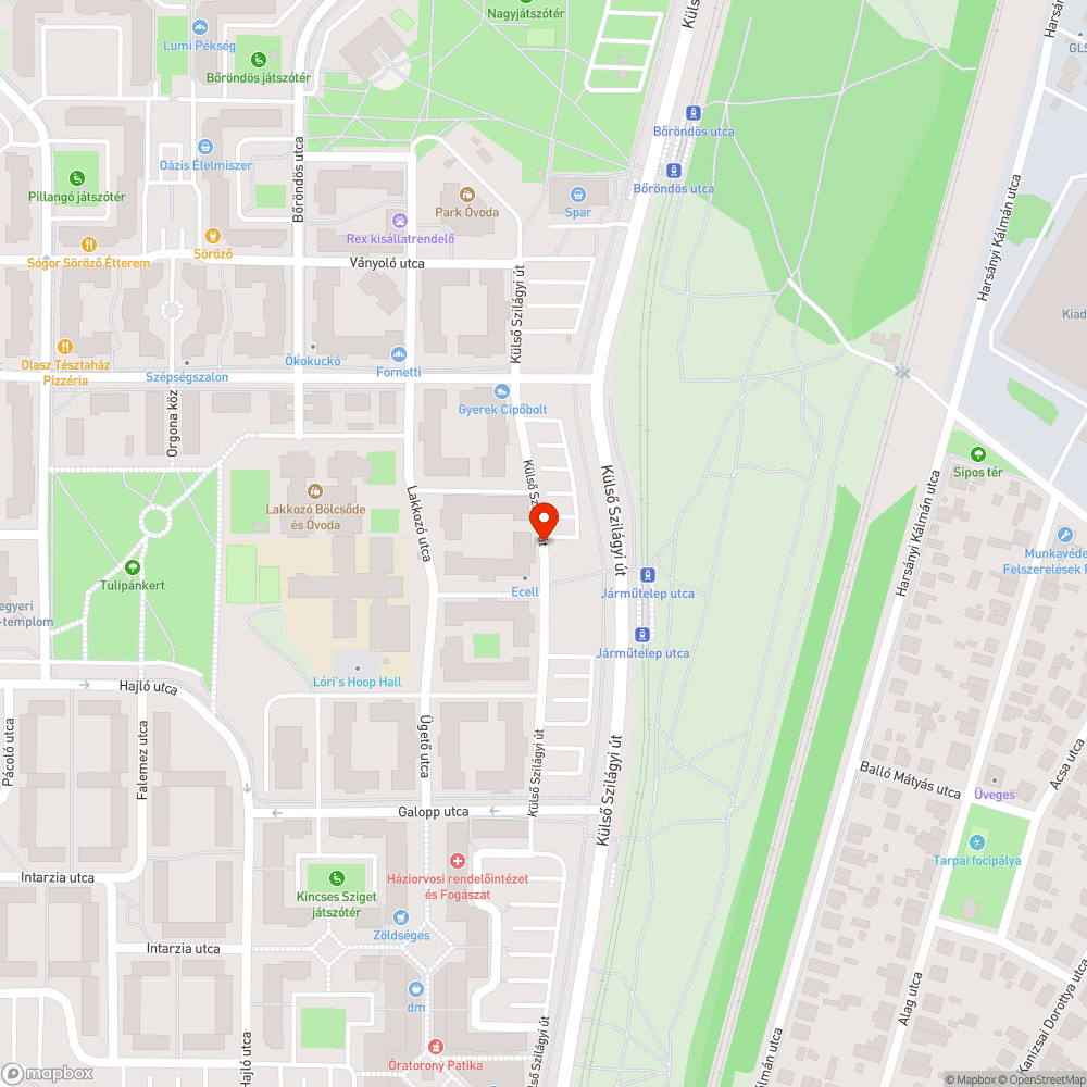 Nagy kátyú az út közepén bejelentés helye