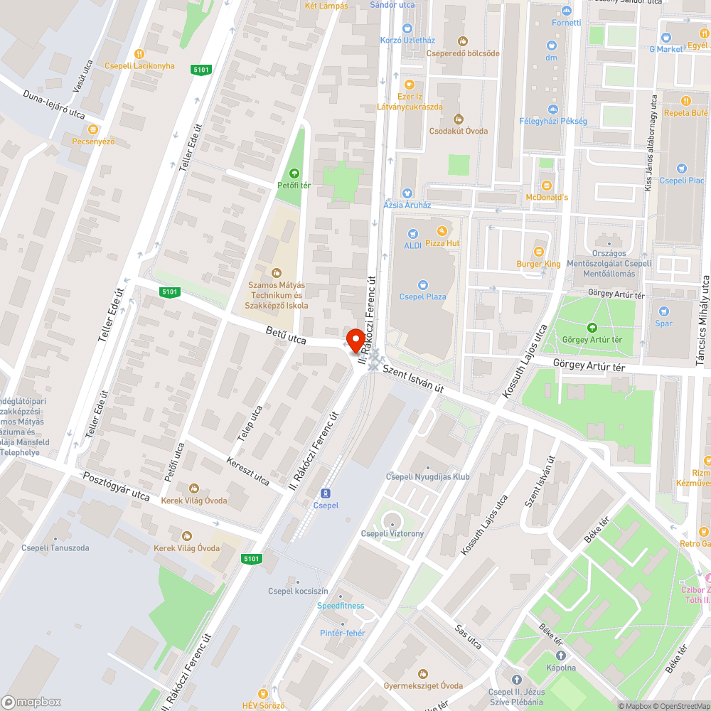 Hiányzó fényterelő bejelentés helye