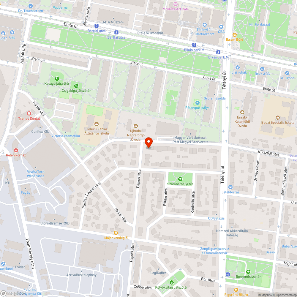 Megsüllyedt körben hiányos bejelentés helye