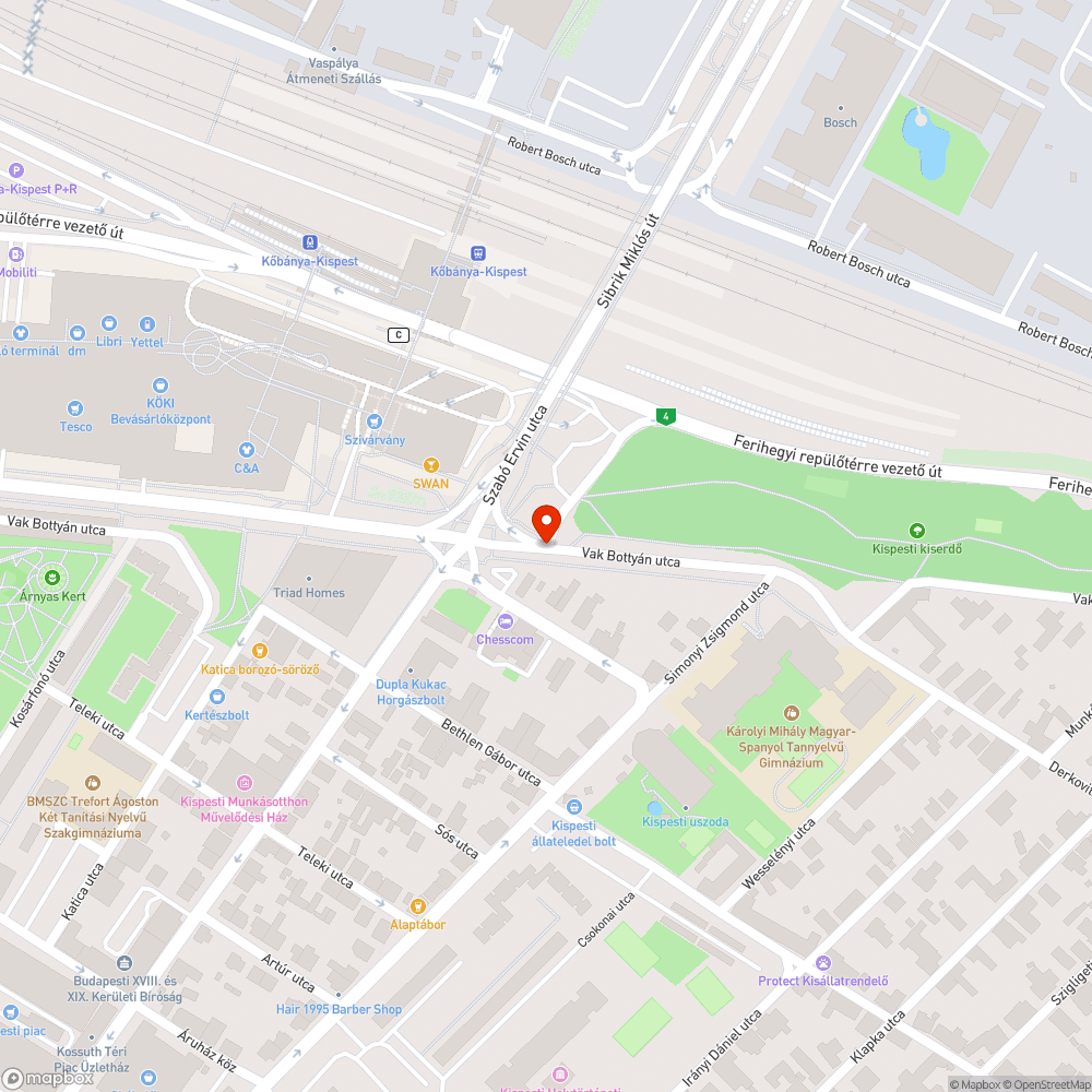 Sérült egyirányú út tábla bejelentés helye