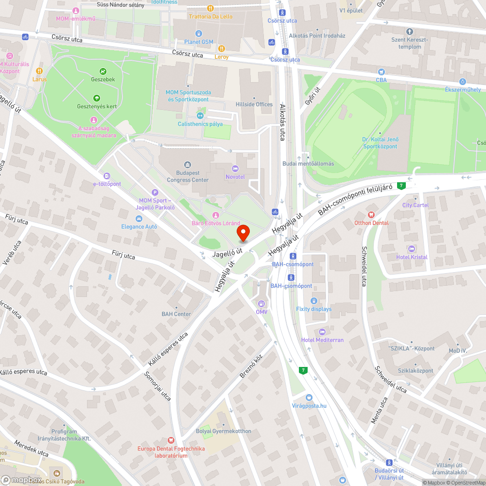 Kopott pad bejelentés helye