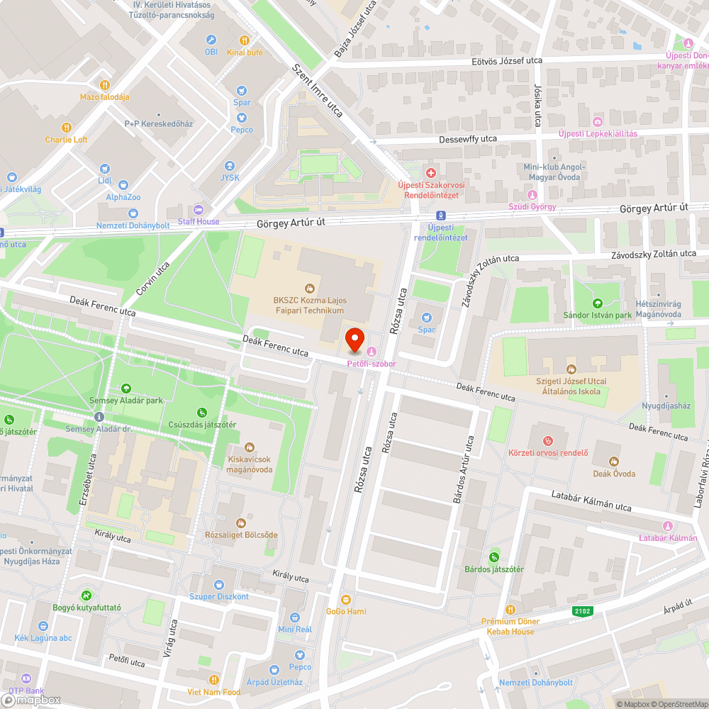 Besüllyedt fedél bejelentés helye