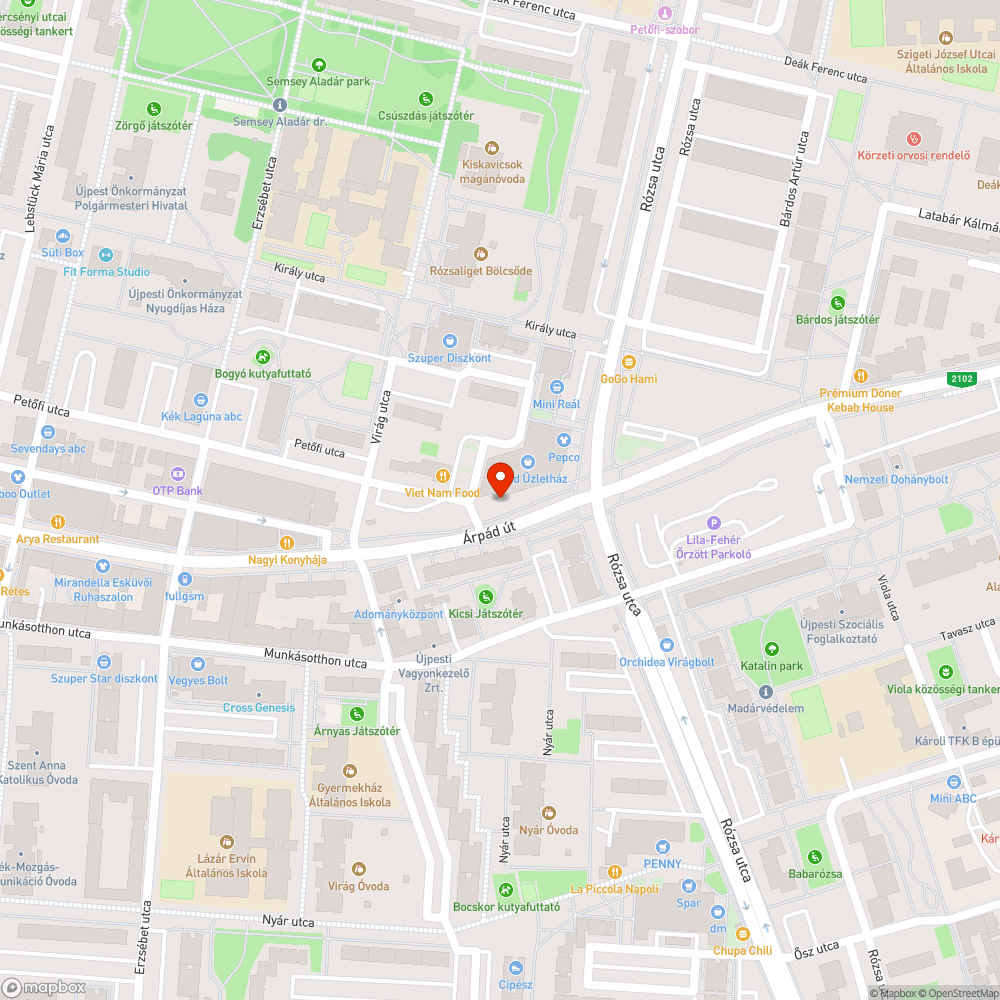 Üres szemetestartók bejelentés helye