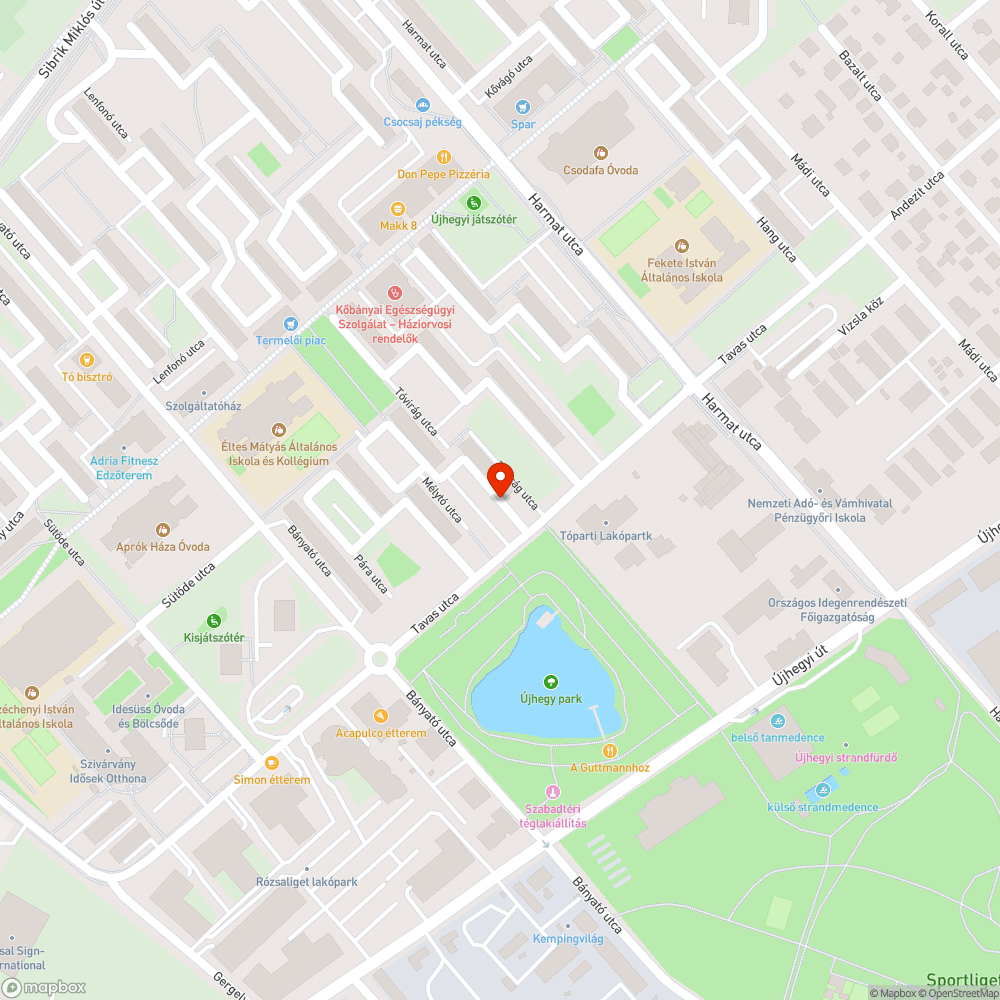 Elhagyott, érvényes műszaki nélküli jármű bejelentés helye