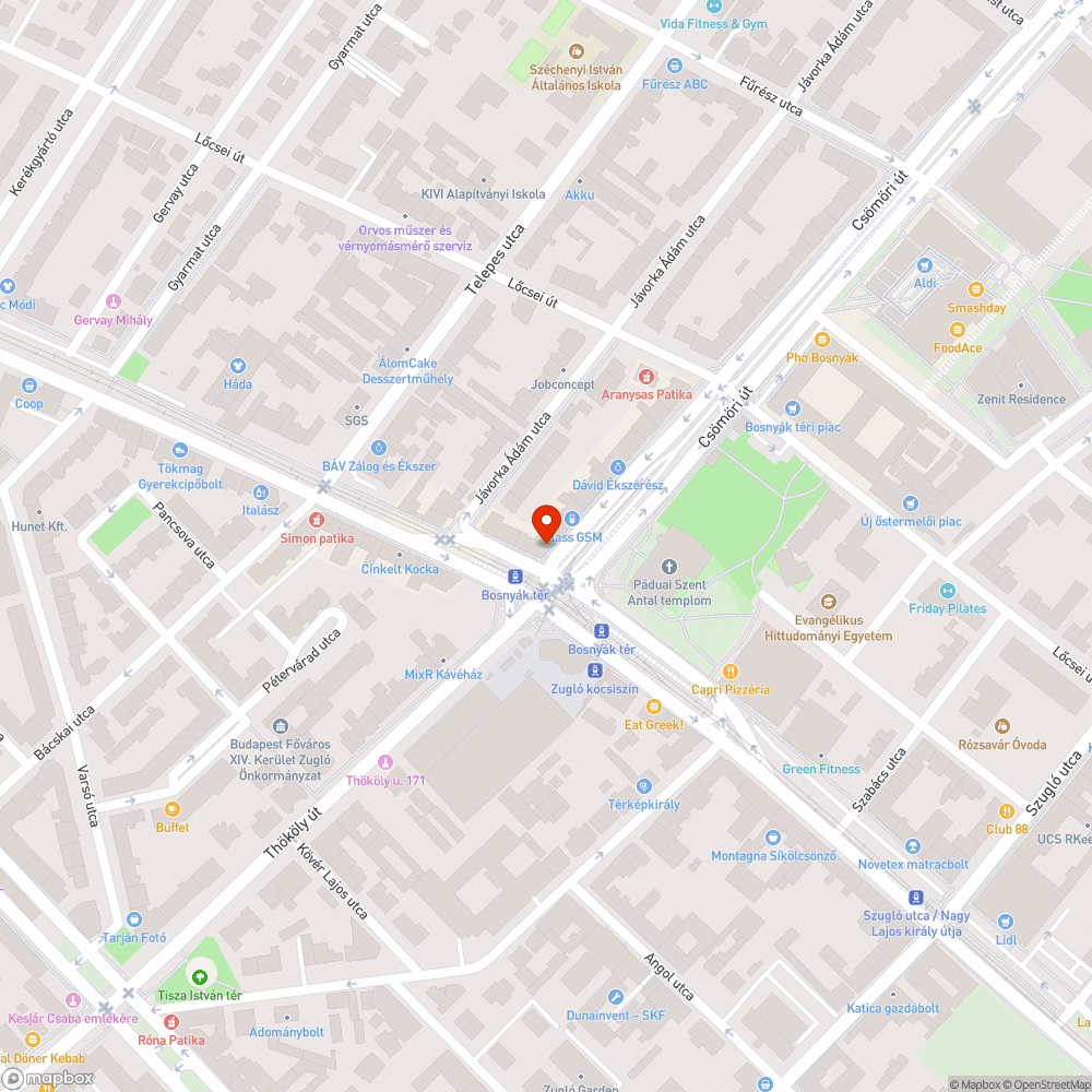 Rosszul álló tábla bejelentés helye