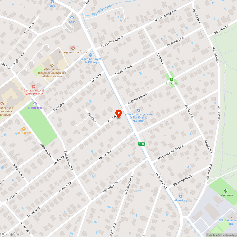 Elhagyott lakókocsi bejelentés helye