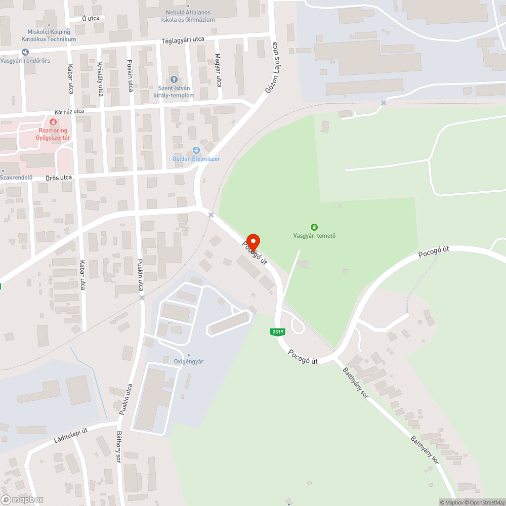 Beszakadt árok bejelentés helye