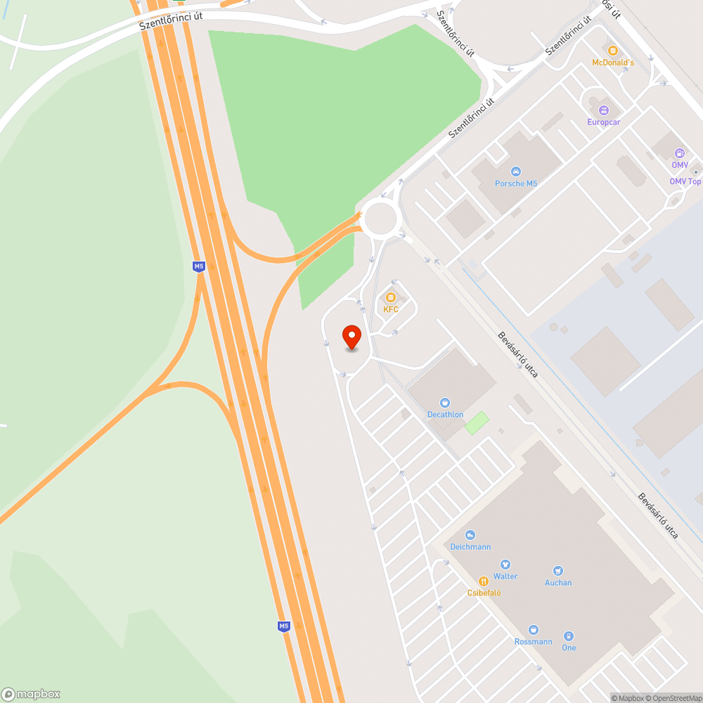 Szemeteskuka Soroksári Bevásárló bejelentés helye