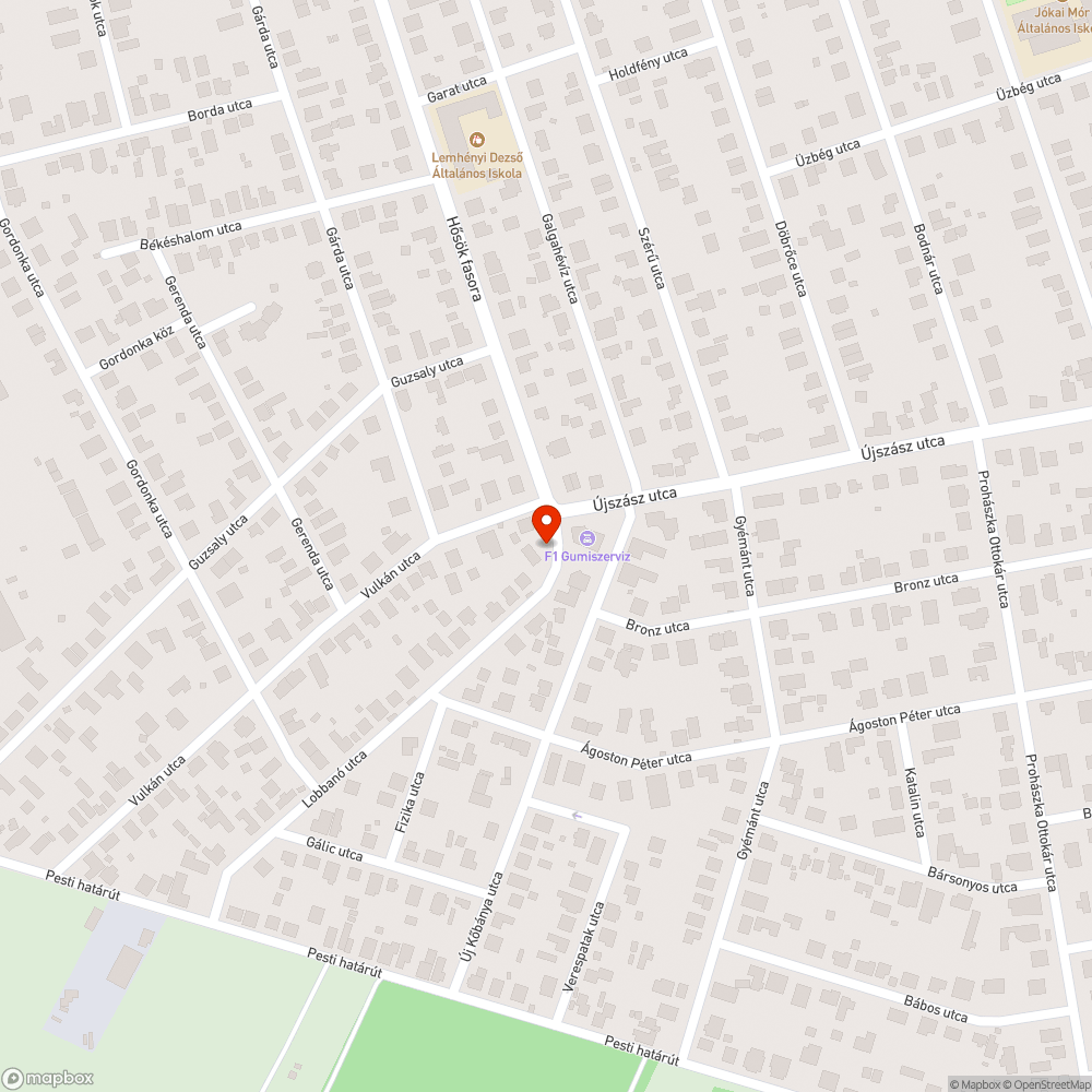 Megsüllyedt fedlap bejelentés helye