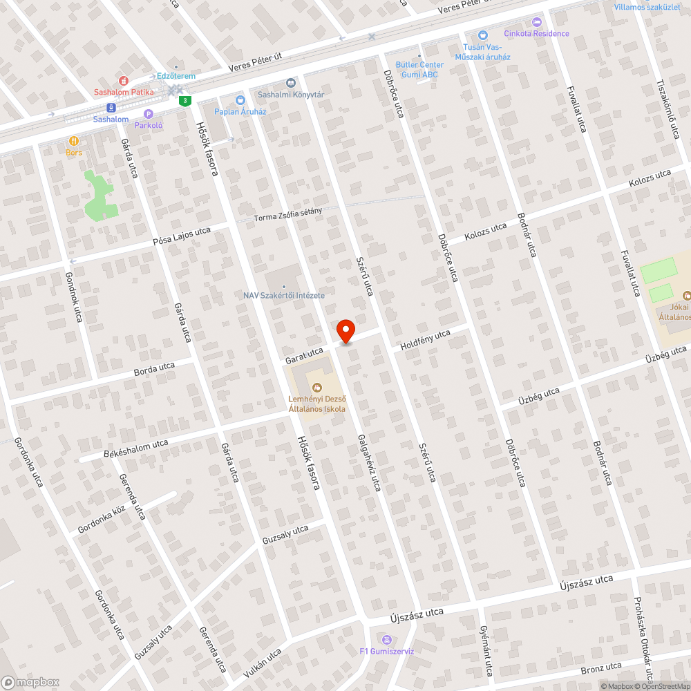 Megsüllyedt fedlap 3 bejelentés helye