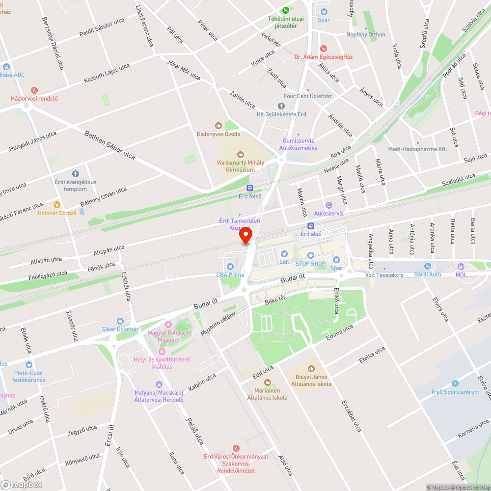 Elhagyott körözött jármű bejelentés helye