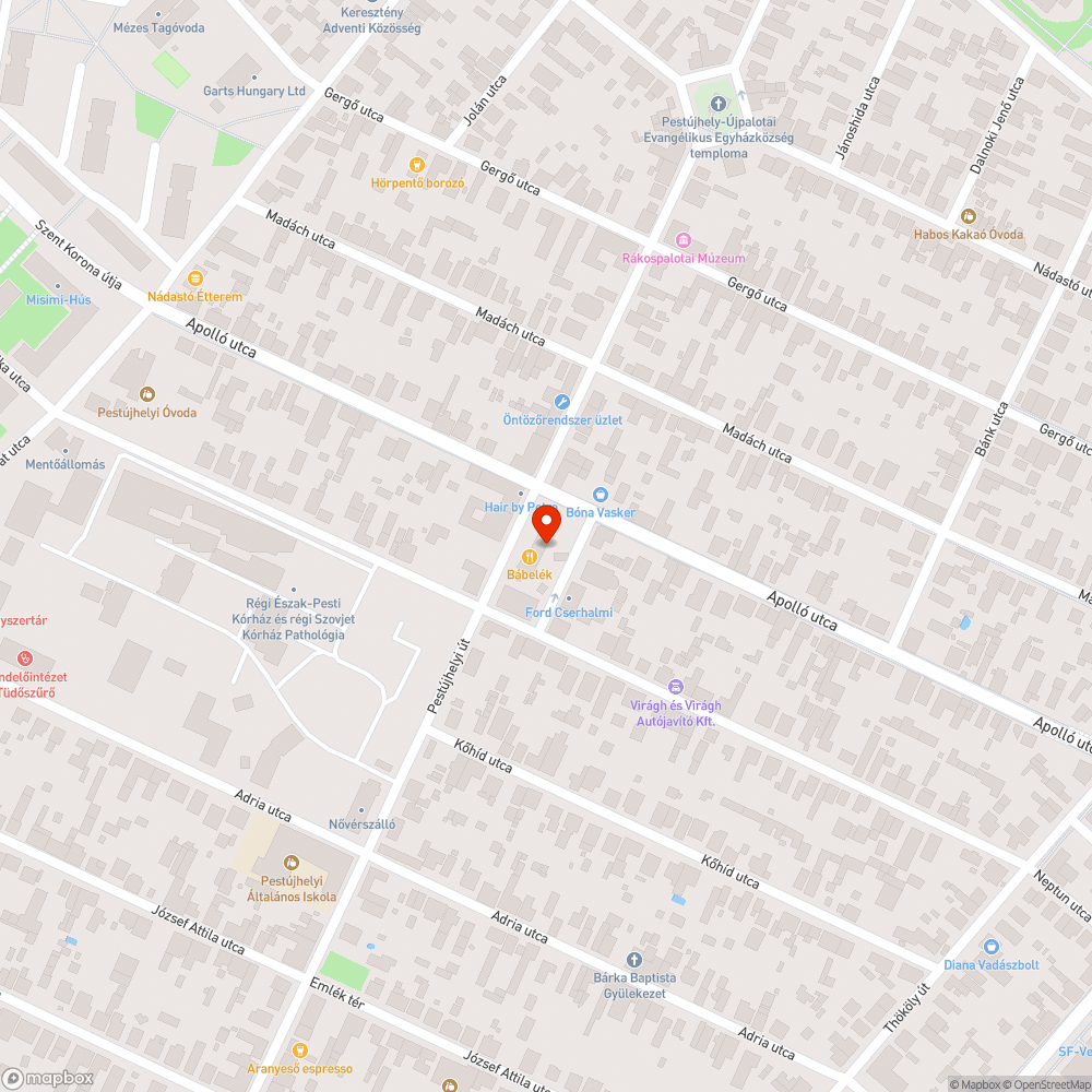 Hónapok óta elhagyatott jármű bejelentés helye