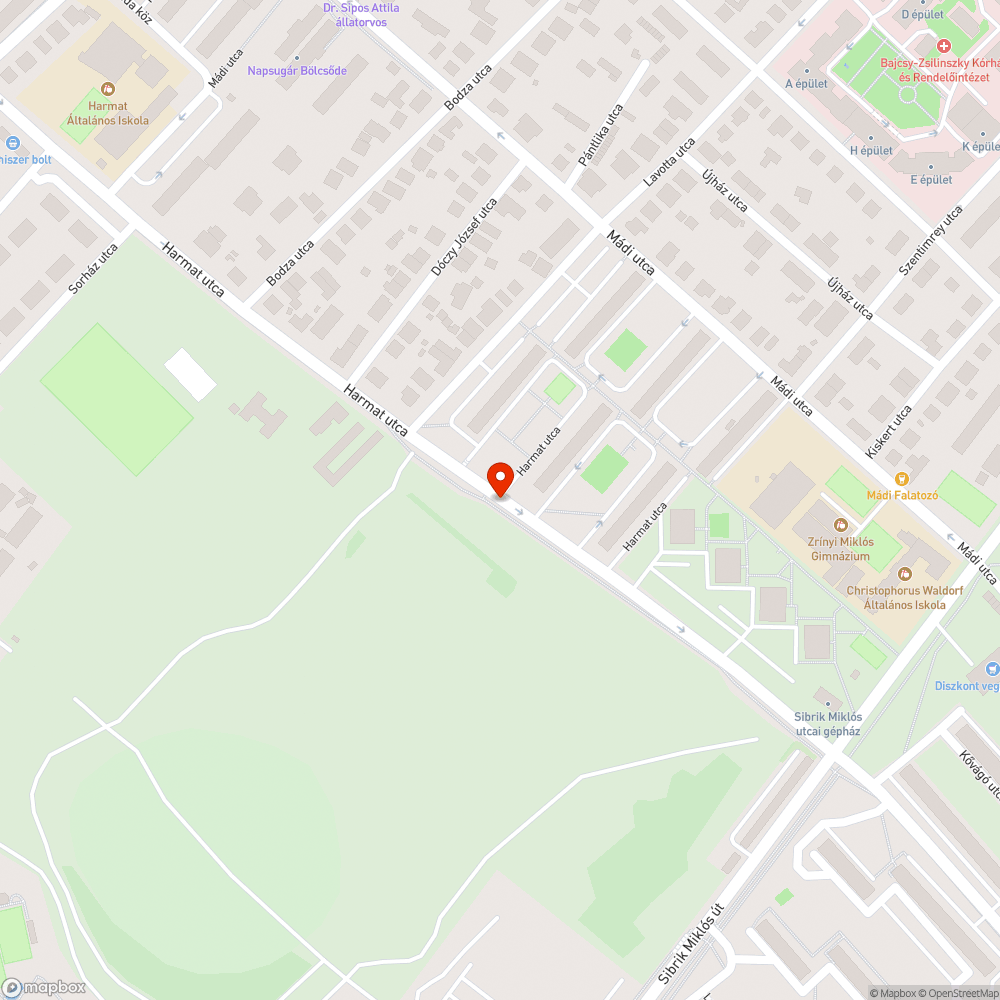 Hiányzó tábla bejelentés helye