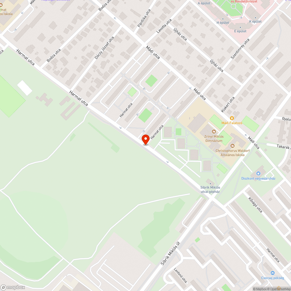 Hiányzó tábla bejelentés helye