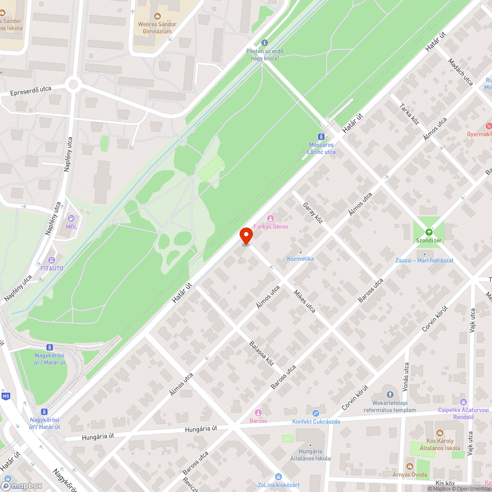 Közműfedlap körül tönkrement gallér bejelentés helye