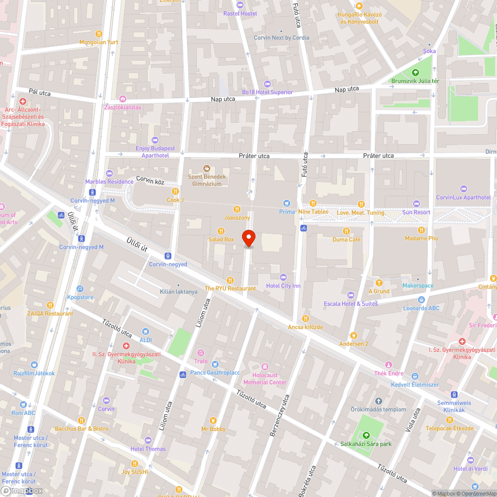 Összetört és töredezett járdaburkolat bejelentés helye