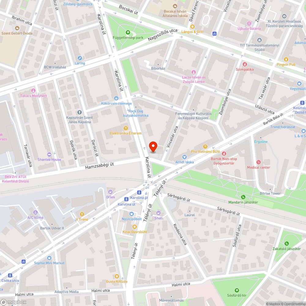 Utcakép bejelentés helye