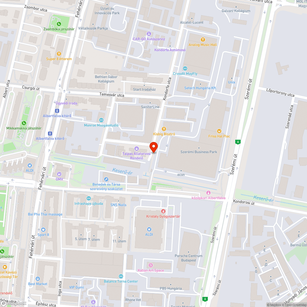 Elhagyott autó Újbudán bejelentés helye