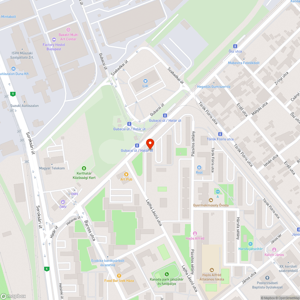 Graffitis telefonfülke bejelentés helye