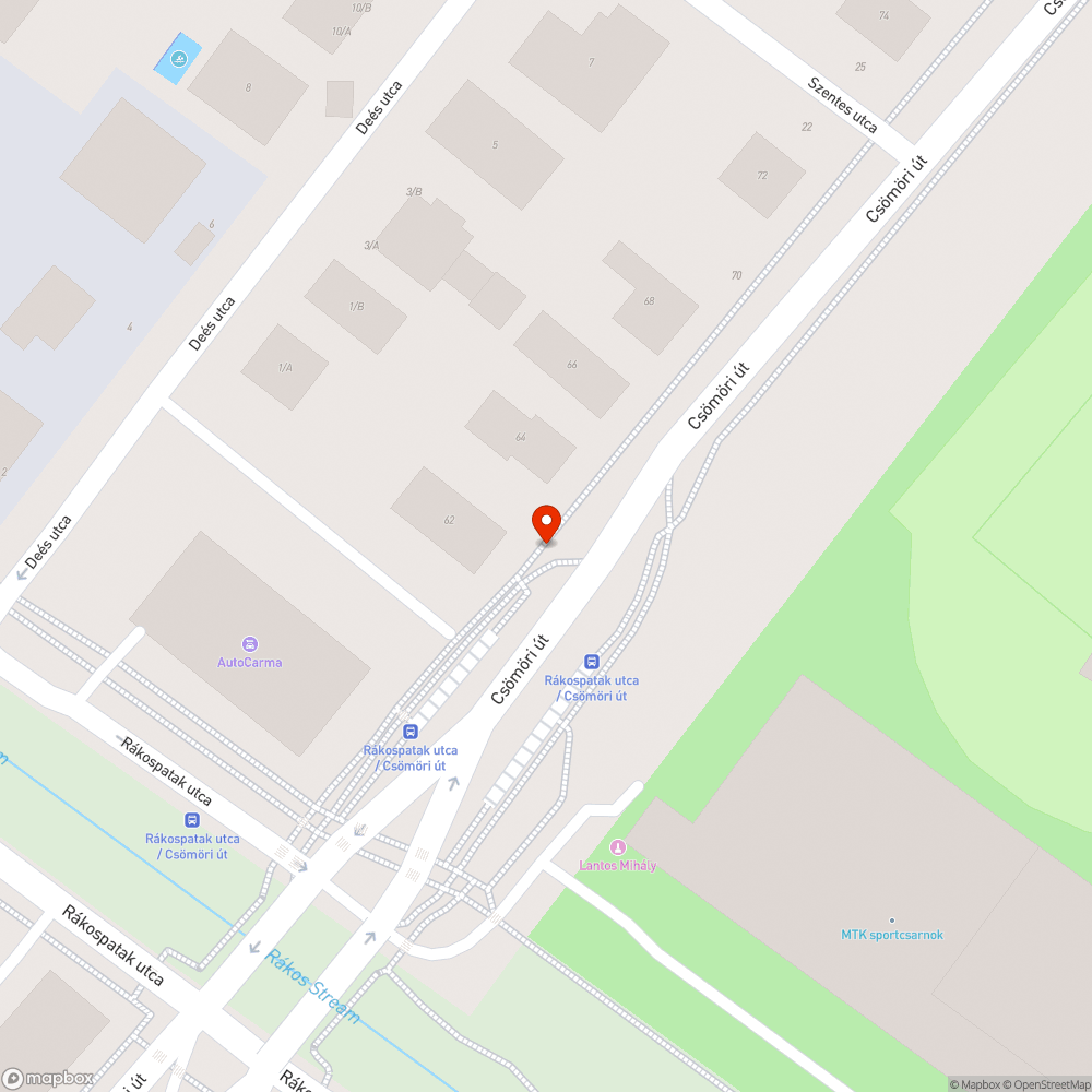 Széttört, botlásveszélyes járda bejelentés helye