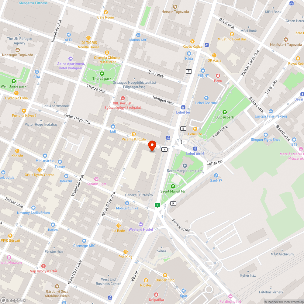 Hiányzó kerékpáros felfestések bejelentés helye