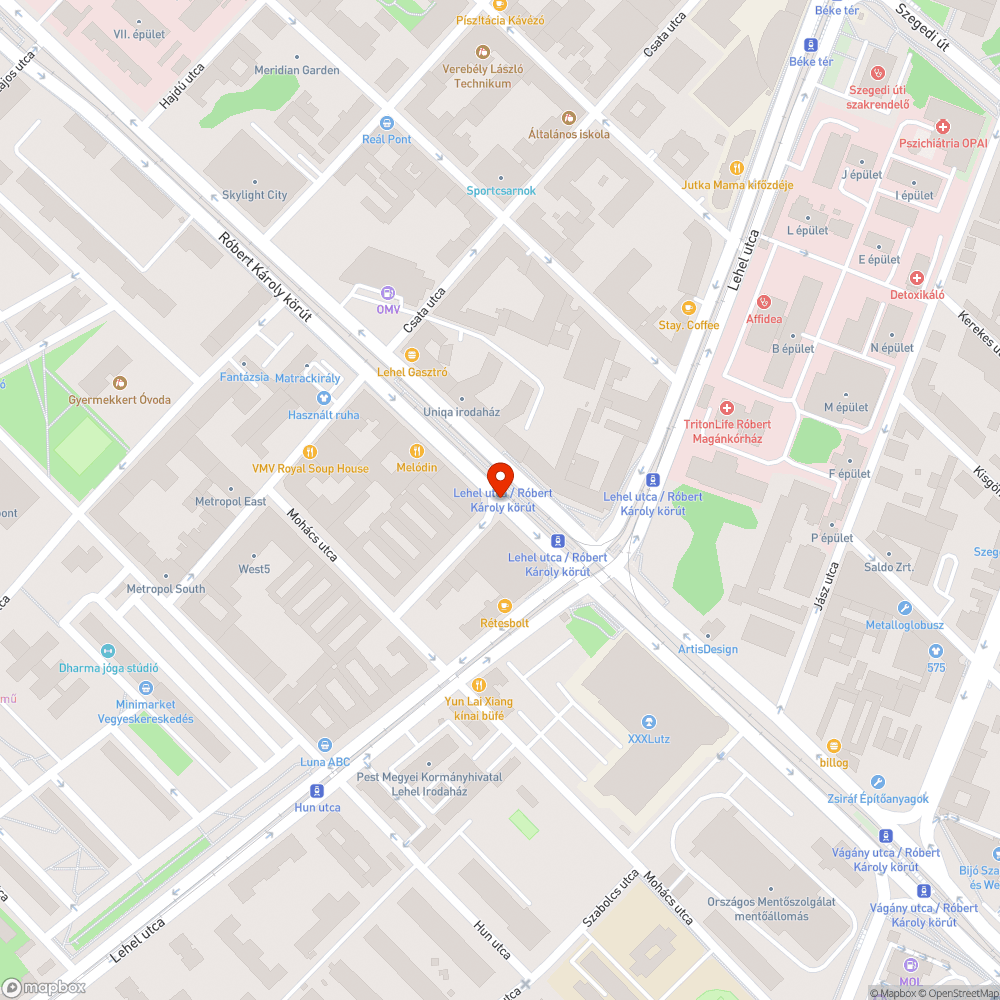 szemete utcák bejelentés helye