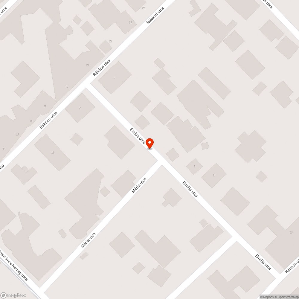 Utcara hajitott szemet bejelentés helye