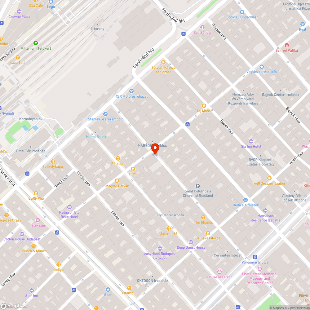 Kerékpár roncs bejelentés helye